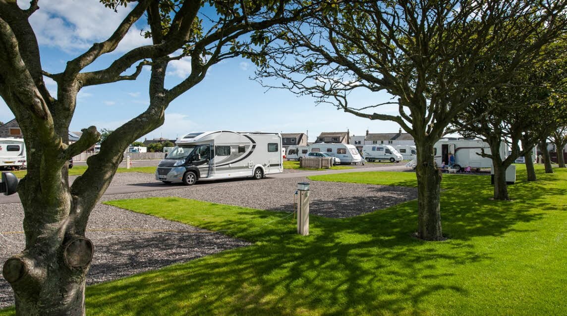 Stonehaven Queen Elizabeth Park Club Campsite am Strand von Stonehaven