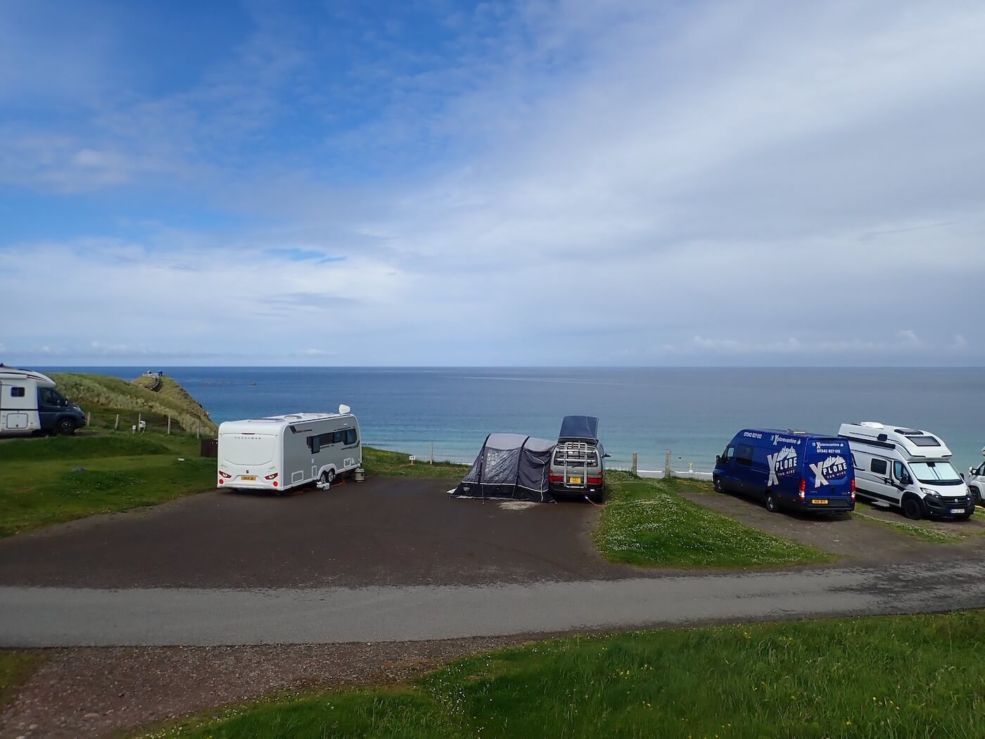 Sango Sands Campingplatz bei Durness an der schottischen Nordk&uuml;ste