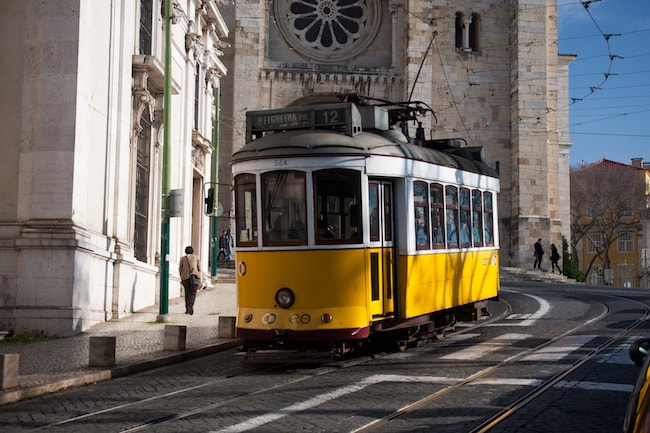 straßenbahn lissabon, roadtrip europa